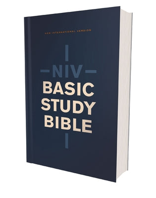 Cover Image for Niv, Basic Study Bible, Economy Edition, Paperback, Blue, Red Letter -- Zondervan, Paperback