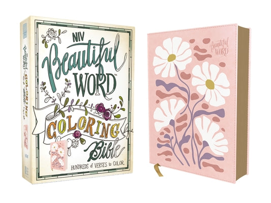 Cover Image for Niv, Beautiful Word Coloring Bible, Leathersoft, Pink: Hundreds of Verses to Color -- Zondervan, Leather / Fine Binding