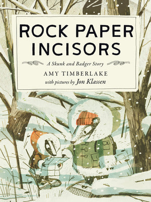 Cover Image for Rock Paper Incisors: A Skunk and Badger Story -- Amy Timberlake, Paperback