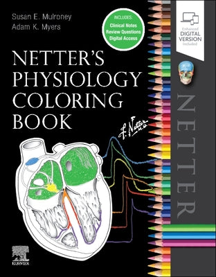 Cover Image for Netter's Physiology Coloring Book -- Susan Mulroney, Paperback