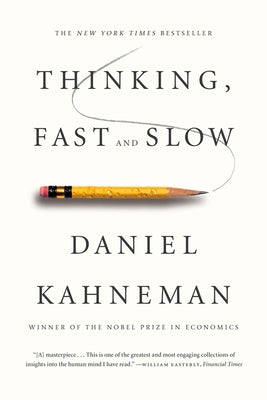 Cover Image for Thinking, Fast and Slow -- Daniel Kahneman, Paperback