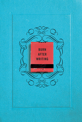 Cover Image for Burn After Writing -- Sharon Jones, Paperback