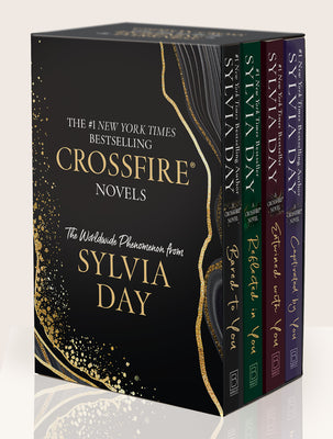 Cover Image for Sylvia Day Crossfire Series 4-Volume Boxed Set: Bared to You/Reflected in You/Entwined with You/Captivated by You -- Sylvia Day, Paperback