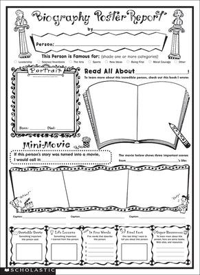 Cover Image for Instant Personal Poster Sets: Biography Report -- Scholastic, Other