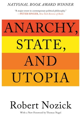 Cover Image for Anarchy, State, and Utopia -- Robert Nozick, Paperback