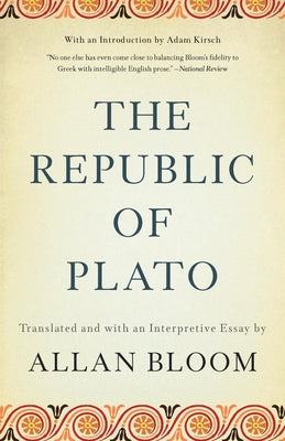 Cover Image for The Republic of Plato -- Allan Bloom, Paperback