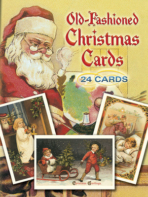 Cover Image for Old-Fashioned Christmas Cards: 24 Cards -- Gabriella Oldham, Paperback