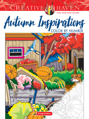 Cover Image for Creative Haven Autumn Inspirations Color by Number -- George Toufexis, Paperback