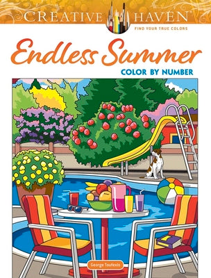 Cover Image for Creative Haven Endless Summer Color by Number -- George Toufexis, Paperback
