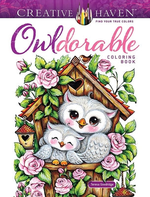 Cover Image for Creative Haven Owldorable Coloring Book -- Teresa Goodridge, Paperback