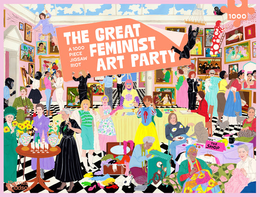 Cover Image for The Great Feminist Art Party: A 1000 Piece Jigsaw Riot -- Lydia Miller, Board Games