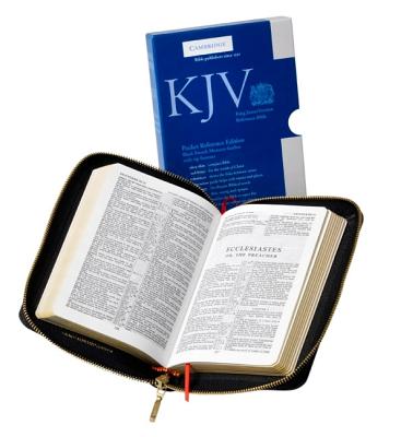 Cover Image for Pocket Reference Bible-KJV-Zipper -- Baker Publishing Group, Leather