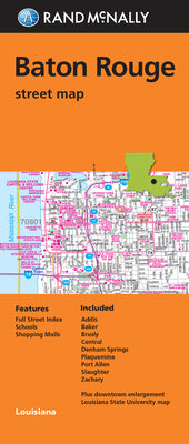 Cover Image for Rand McNally Folded Map: Baton Rouge Street Map -- Rand McNally, Folded