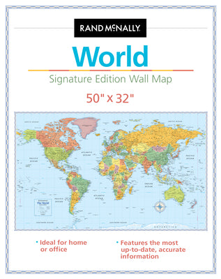 Cover Image for Rand McNally Signature Edition World Wall Map: Folded -- Rand McNally, Folded