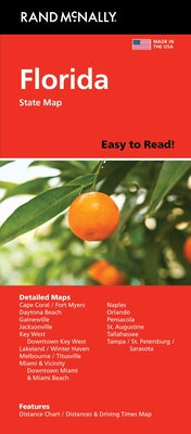 Cover Image for Rand McNally Easy to Read: Florida State Map -- Rand McNally, Folded