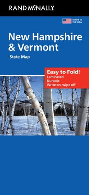 Cover Image for Rand McNally Easy to Fold: New Hampshire, Vermont Laminated Map -- Rand McNally, Folded