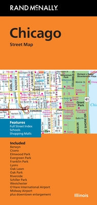 Cover Image for Rand McNally Folded Map: Chicago Street Map -- Rand McNally, Folded