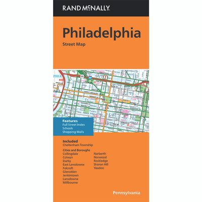 Cover Image for Rand McNally Folded Map: Philadelphia Street Map -- Rand McNally, Folded