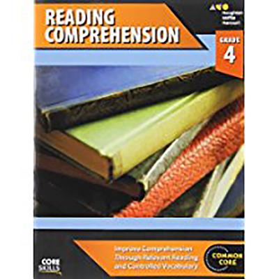 Cover Image for Core Skills Reading Comprehension Workbook Grade 4 -- Houghton Mifflin Harcourt, Paperback