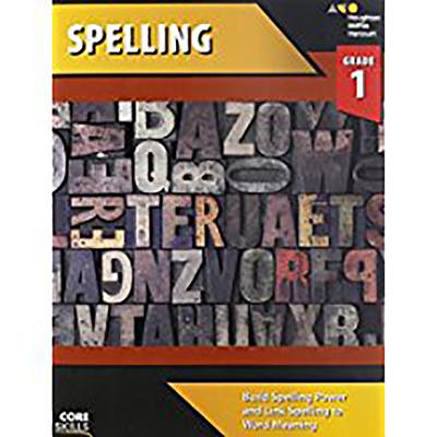 Cover Image for Core Skills Spelling Workbook Grade 1 -- Houghton Mifflin Harcourt, Paperback