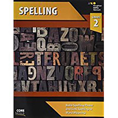 Cover Image for Core Skills Spelling Workbook Grade 2 -- Houghton Mifflin Harcourt, Paperback