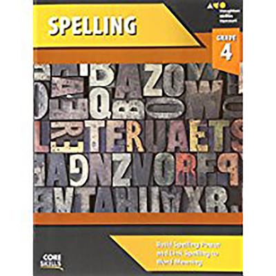 Cover Image for Core Skills Spelling Workbook Grade 4 -- Houghton Mifflin Harcourt, Paperback