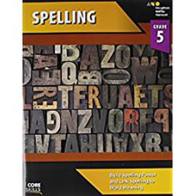 Cover Image for Core Skills Spelling Workbook Grade 5 -- Houghton Mifflin Harcourt, Paperback
