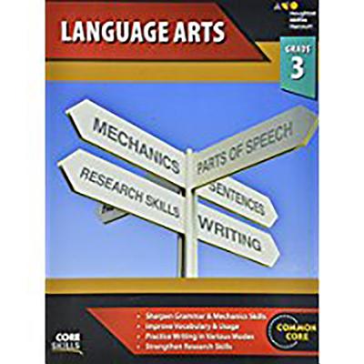 Cover Image for Core Skills Language Arts Workbook Grade 3 -- Houghton Mifflin Harcourt, Paperback
