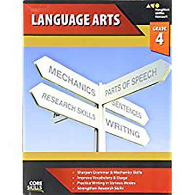 Cover Image for Core Skills Language Arts Workbook Grade 4 -- Houghton Mifflin Harcourt, Paperback