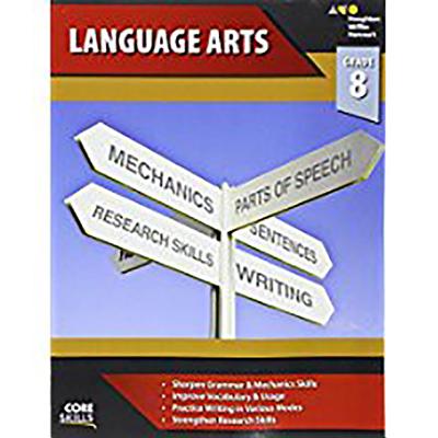 Cover Image for Core Skills Language Arts Workbook Grade 8 -- Houghton Mifflin Harcourt, Paperback