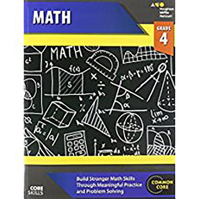 Cover Image for Core Skills Mathematics Workbook Grade 4 -- Houghton Mifflin Harcourt, Paperback