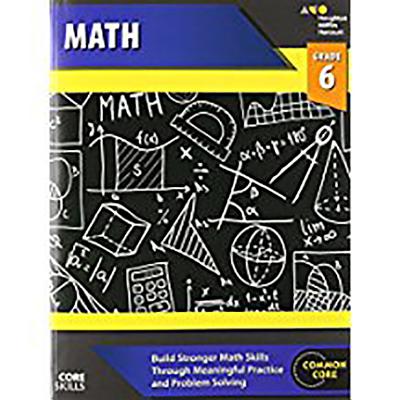 Cover Image for Core Skills Mathematics Workbook Grade 6 -- Houghton Mifflin Harcourt, Paperback
