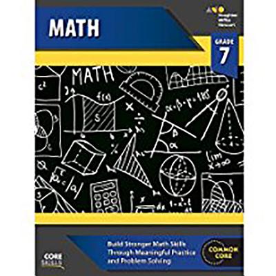 Cover Image for Core Skills Mathematics Workbook Grade 7 -- Houghton Mifflin Harcourt, Paperback