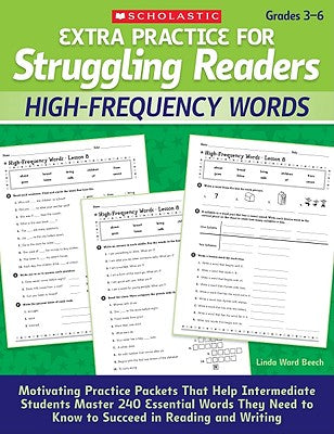 Cover Image for High-Frequency Words, Grades 3-6 -- Linda Beech, Paperback