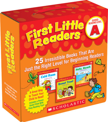 Cover Image for First Little Readers Parent Pack: Guided Reading Level a: 25 Irresistible Books That Are Just the Right Level for Beginning Readers -- Liza Charlesworth, Boxed Set