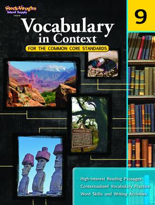 Cover Image for Vocabulary in Context for the Common Core Standards Reproducible Grade 9 -- Houghton Mifflin Harcourt, Paperback