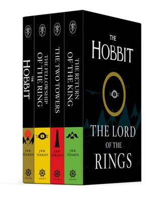Cover Image for The Hobbit and the Lord of the Rings Boxed Set: The Hobbit / The Fellowship of the Ring / The Two Towers / The Return of the King -- J. R. R. Tolkien, Boxed Set