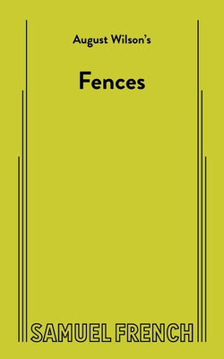 Cover Image for Fences -- August Wilson, Paperback