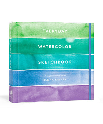 Cover Image for Everyday Watercolor Sketchbook: Prompts and Inspiration -- Jenna Rainey, Paperback