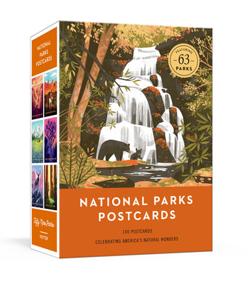 Cover Image for National Parks Postcards: 100 Illustrations That Celebrate America's Natural Wonders -- Fifty-Nine Parks, Other