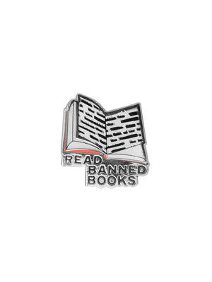 Cover Image for Read Banned Books Enamel Pin -- Out of Print, Other
