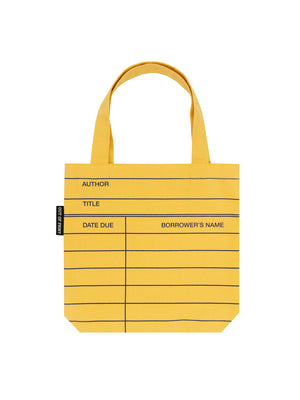 Cover Image for Library Card (Yellow) Mini Tote Bag -- Out of Print, Other