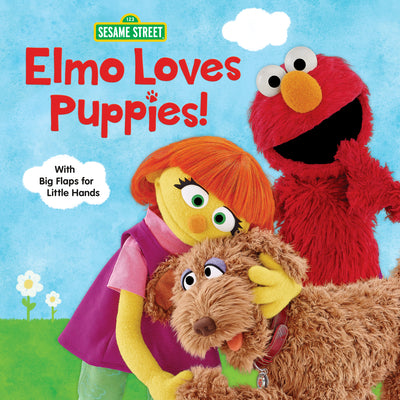 Cover Image for Elmo Loves Puppies! (Sesame Street) -- Andrea Posner-Sanchez, Board Book