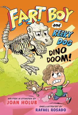 Cover Image for Fart Boy and Reeky Dog: Dino Doom! -- Joan Holub, Hardcover