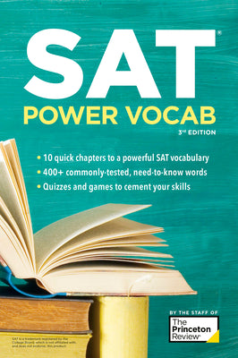 Cover Image for SAT Power Vocab, 3rd Edition: A Complete Guide to Vocabulary Skills and Strategies for the SAT -- The Princeton Review, Paperback