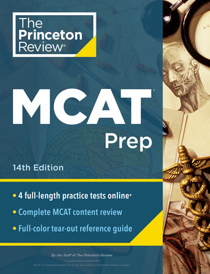 Cover Image for Princeton Review MCAT Prep, 14th Edition: 4 Practice Tests + Complete Content Coverage -- The Princeton Review, Paperback
