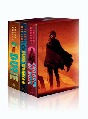 Cover Image for Frank Herbert's Dune Saga Books 1-3 Deluxe Hardcover Boxed Set: Dune, Dune Messiah, and Children of Dune -- Frank Herbert, Hardcover