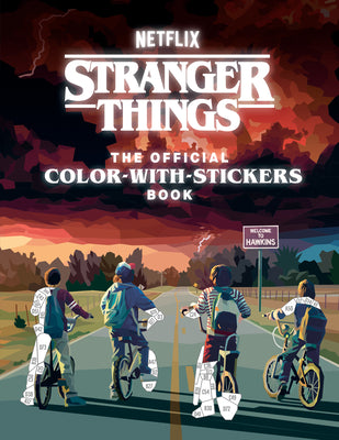 Cover Image for Stranger Things: The Official Color-With-Stickers Book -- Random House Worlds, Paperback