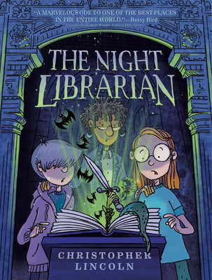 Cover Image for The Night Librarian: A Graphic Novel -- Christopher Lincoln, Paperback