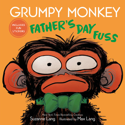 Cover Image for Grumpy Monkey Father's Day Fuss: Includes Fun Stickers! -- Suzanne Lang, Hardcover